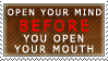 Open Mind Stamp Pictures, Images and Photos