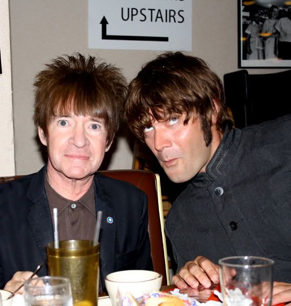 Rodney Bingenheimer with Shawn of The New Fidelity at Canters Deli Rodney Bingenheimer with Shawn of The New Fidelity at Canters Deli in Los Angeles