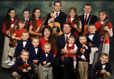 duggars home. All of the children are home