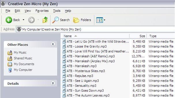 Creative Zen Micro Drivers Windows Vista