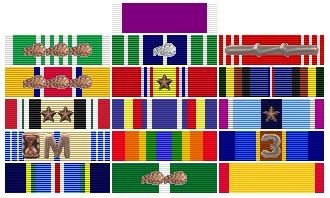 rack ribbon able were military