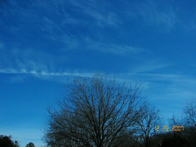 Chemtrail Christmas in Texas