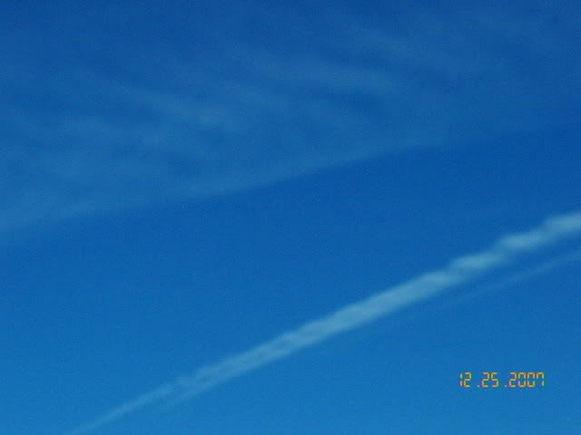 Chemtrail Christmas in Texas