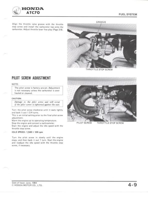 Honda 70 carburetor adjustment pdf #5