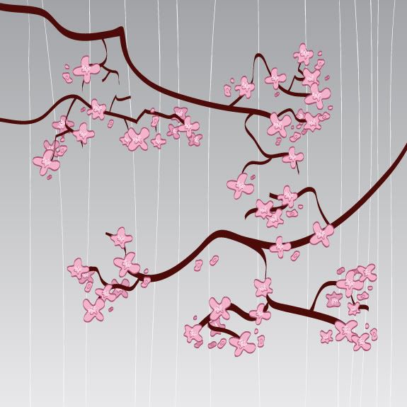 Most recently I've been drawing cherry blossoms