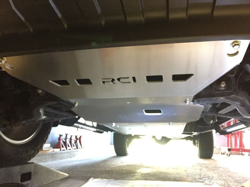 Installed these today ) RCI Metalworks aluminum skid plates F150