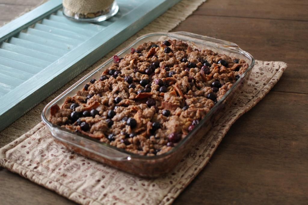 baked blueberry french toast