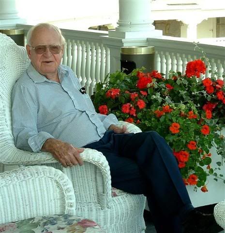 Dad on Veranda