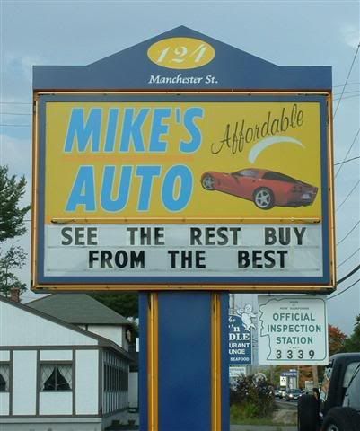 mikes sign