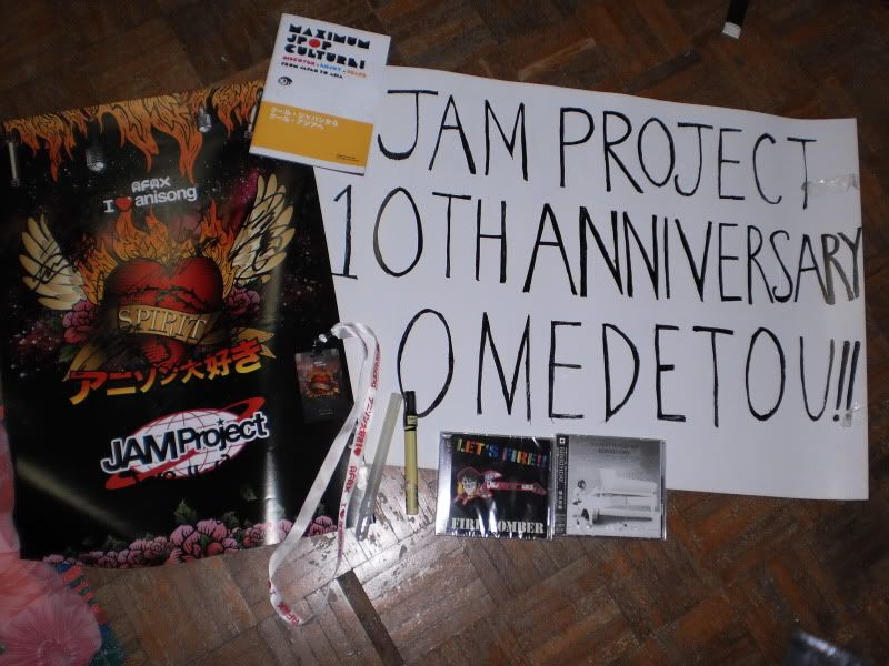 JAM Project signed poster, banner