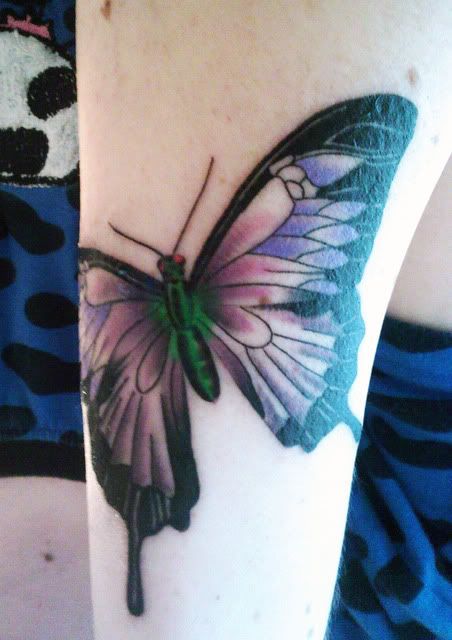 blue butterfly tattoos. Blue Butterfly Tattoos
