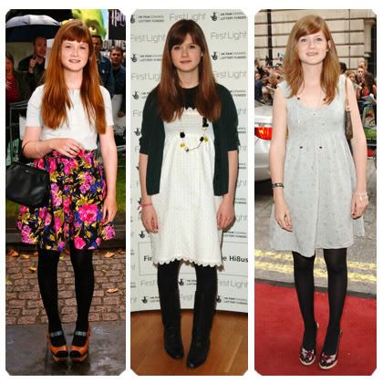 Bonnie Wright katie leung Their style