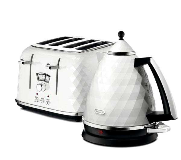 White kettle and toaster Kettle & Toaster Sets Mince His Words