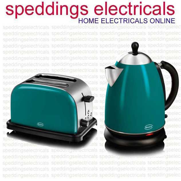 *New* Swan Teal Green Jug Kettle & 2 Slice Toaster eBay