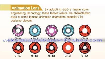 Naruto Sharingan Contacts