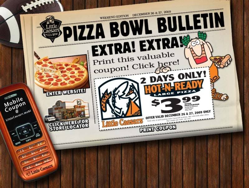 LCPB PAGE Little Caesars Pizza: $3.99 Large Pepperoni Pizza