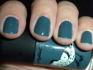 MAC Blue Indian Nail Polish