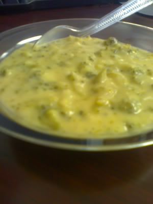 Broccoli Cheese Soup (From: Bliss~Felicite Orginally From: Emeril Lagasse)