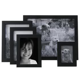 Five Piece Black Frame Set