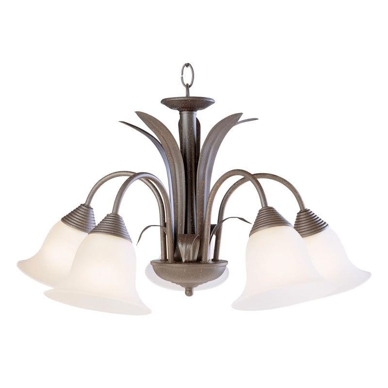 Frosted Glass Chandelier
