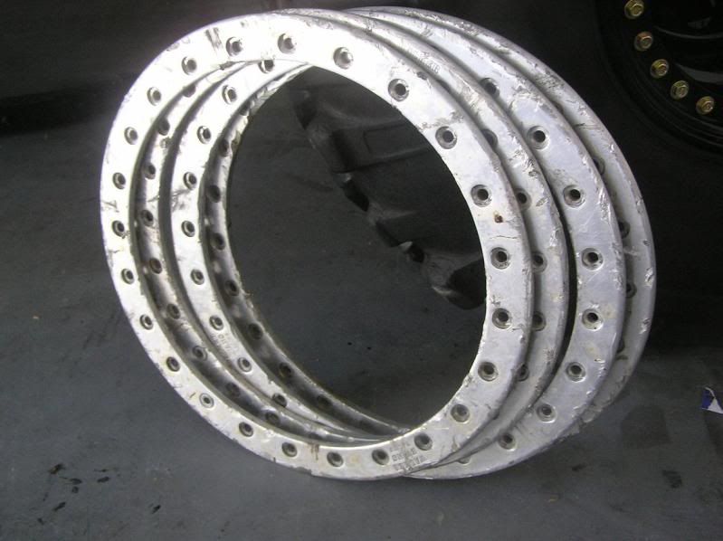 17" aluminum 24 bolt Beadlock rings . 4x4 and Off