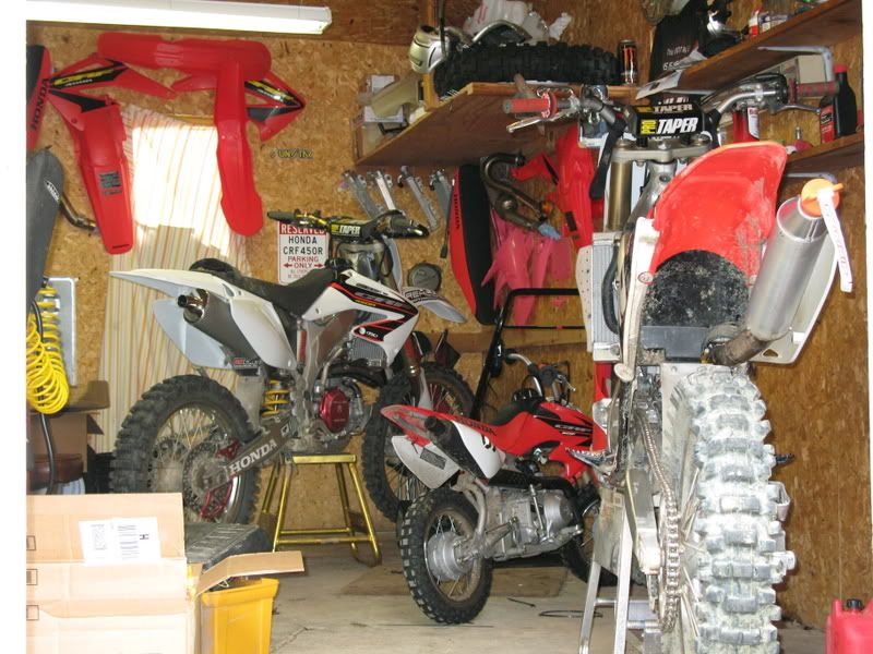 Tifany Blog: Today How to build a dirt bike shed