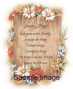 Serenity Prayer Sample Image