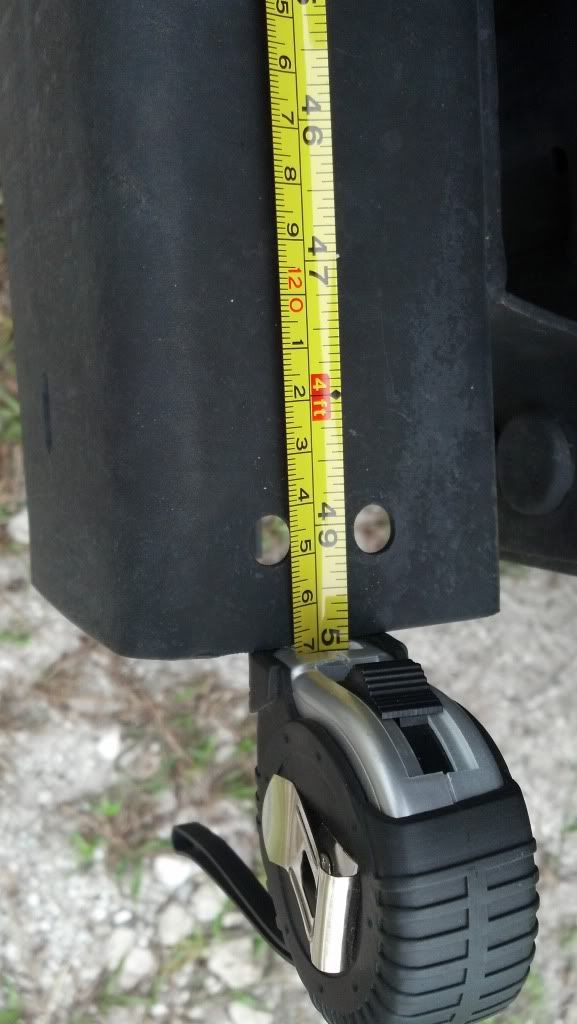 1997 Jeep Wrangler Rear Bumper Dimensions?