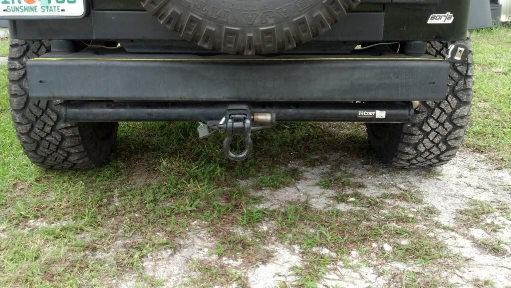 1997 Jeep Wrangler Rear Bumper Dimensions?