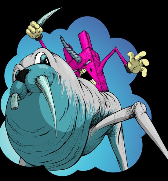 pink walrus