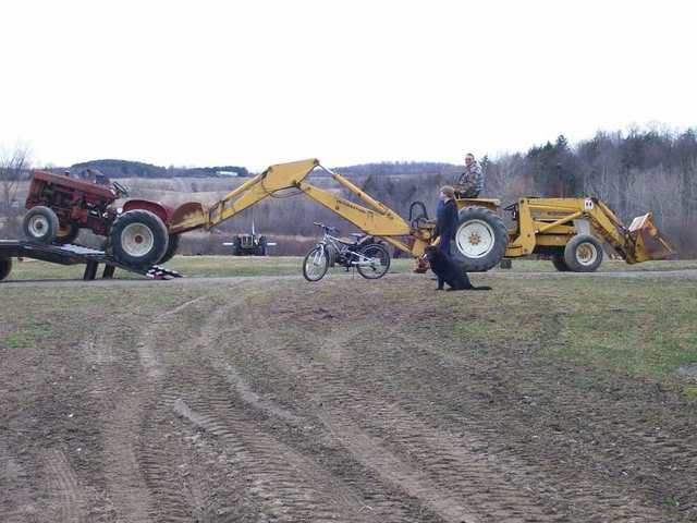 loading tractor