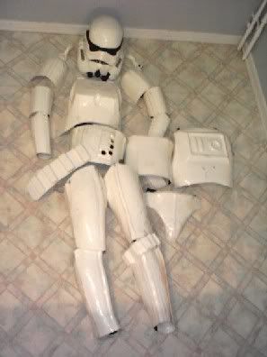 Por trás do Stormtrooper