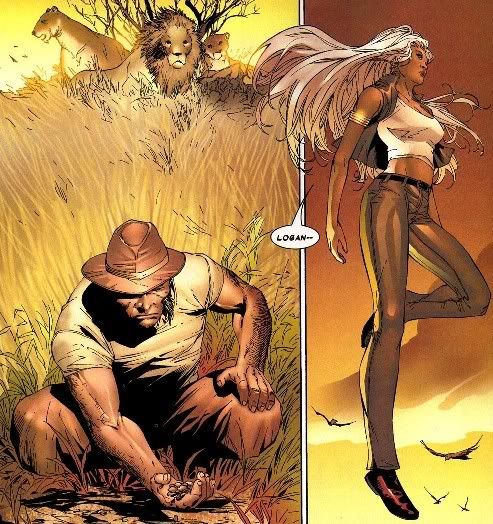Logan e Ororo na África
