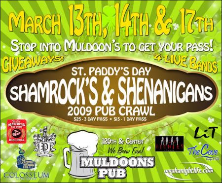  off of 120th and Center for their Shamrock's and Shenanigans Party!