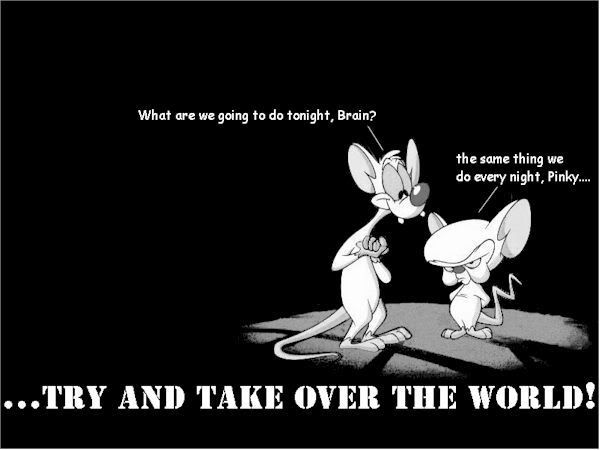 pinky and brain. Pinky and the Brain Image