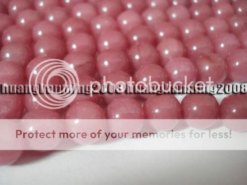 8mm Pink Morganite Round Gemstone Loose Bead 15AAA  