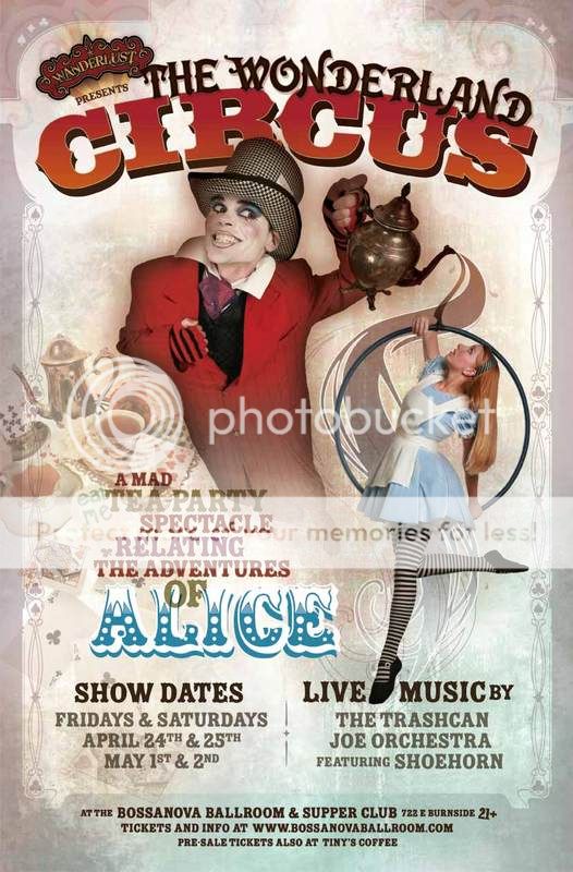 Wonderland Circus at Bossanova Ballroom | April 24-May 2 - Portland ...
