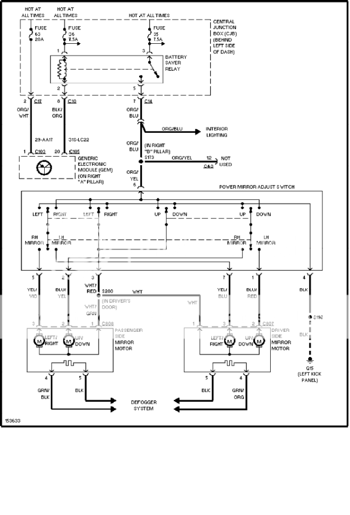 2002 Ford focus radio wire diagram #7