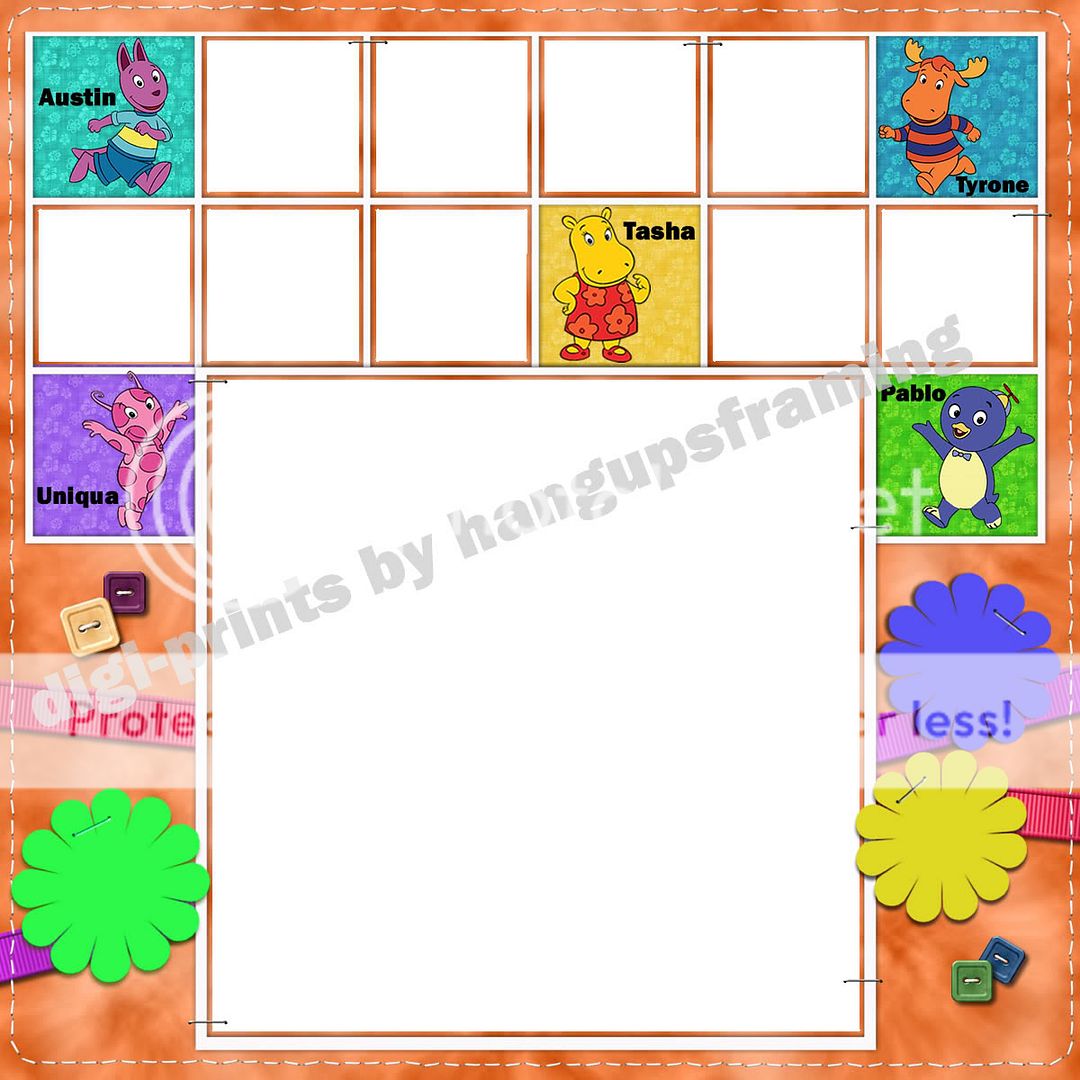 BACKYARDIGANS~DIGITAL SCRAPBOOKING~PRE MADE PAGES *CD  