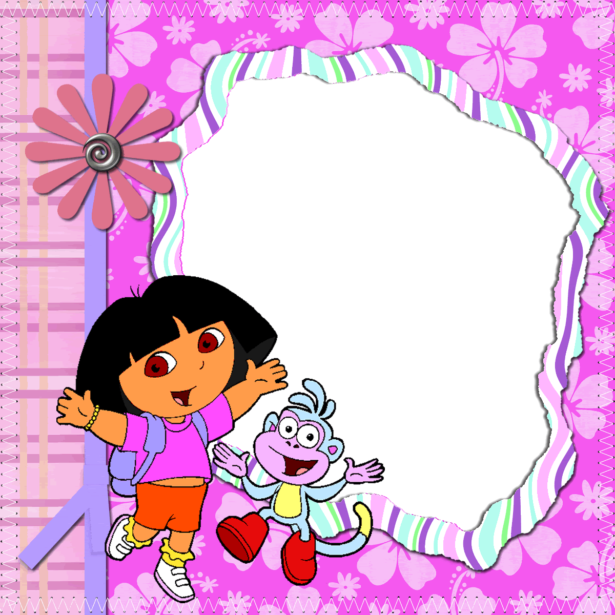 DORA THE EXPLORER~DIGITAL SCRAPBOOKING~PRE MADE PAGES | eBay