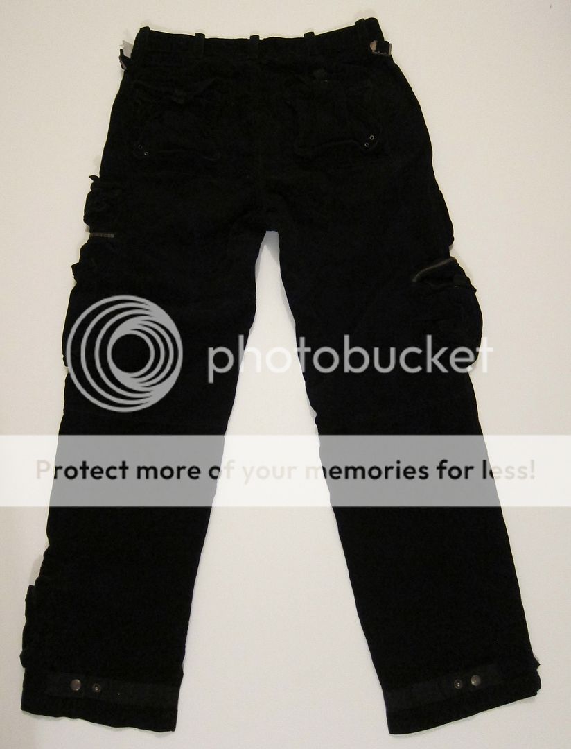 Mens Polo Ralph Lauren black corduroy cargo utility pants sz 34  