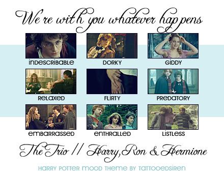 Harry, Ron and Hermione mood theme