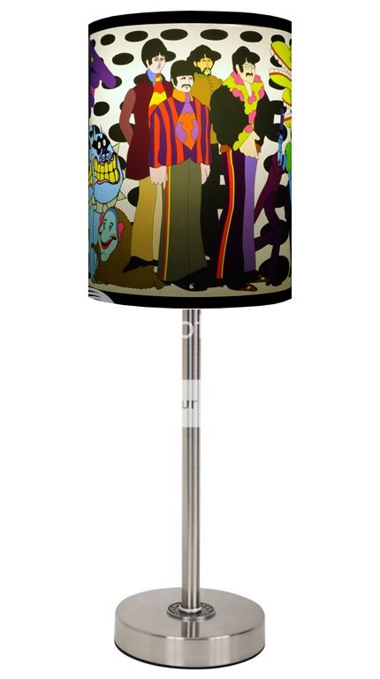 Lamp In A Box Beatles Sea Of Holes Shade Table Lamp w/ Choice Of 3