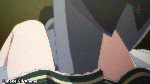 Omake Gif Anime - Rail Wars! - Episode 1 - Almost Kiss photo OmakeGifAnime-RailWars-Episode1-AlmostKiss_zps34e0208d.gif