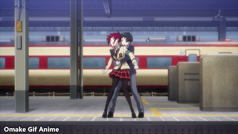 Omake Gif Anime - Rail Wars! - Episode 1 - Sakurai x Naoto photo OmakeGifAnime-RailWars-Episode1-SakuraixNaoto_zps344b19a9.gif