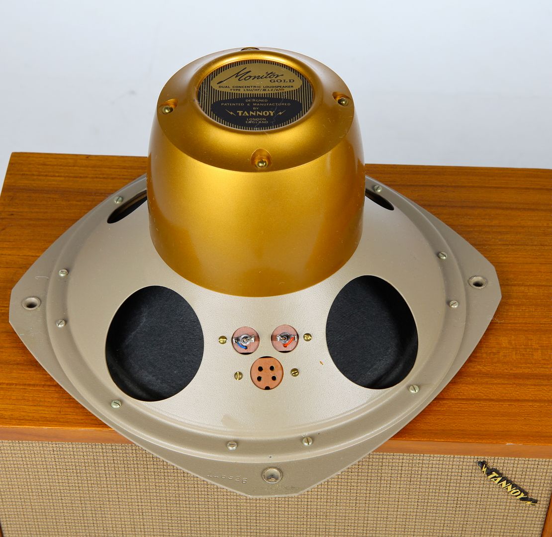 Tannoy Iiilz 10" Monitor Gold Speakers in Original Enclosures Superb Condition