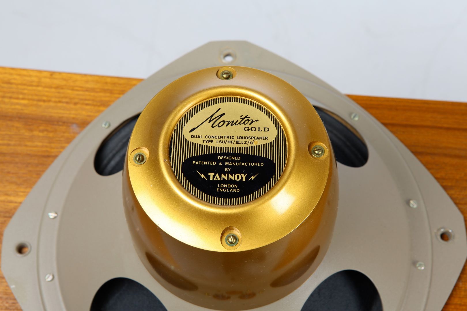 Tannoy Iiilz 10" Monitor Gold Speakers in Original Enclosures Superb Condition